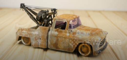 Vlogger restores vintage 1955 Chevy tow truck toy [Video]