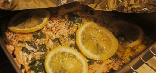 Lemon+slices+are+the+key+ingredient+in+making+a+delicious+flavorful+baked+salmon+dish.+Simple+ingredients+yet+bold+piquancy.+Photo+credit%3A+Rebecca+Aguila