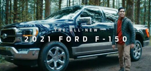 A still from Brand New Tough, a commercial in the new 2021 Ford F-150 ad campagin