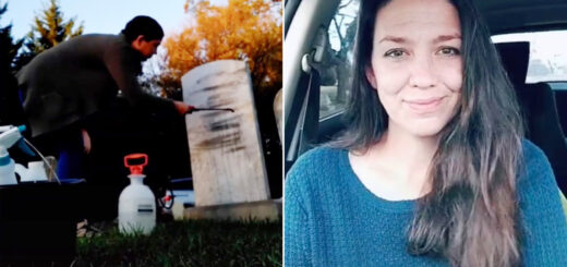 Divorced woman cleaning tombstones as therapy viral on TikTok